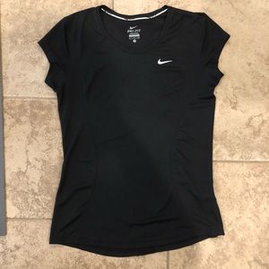 black nike dri-fit shirt
